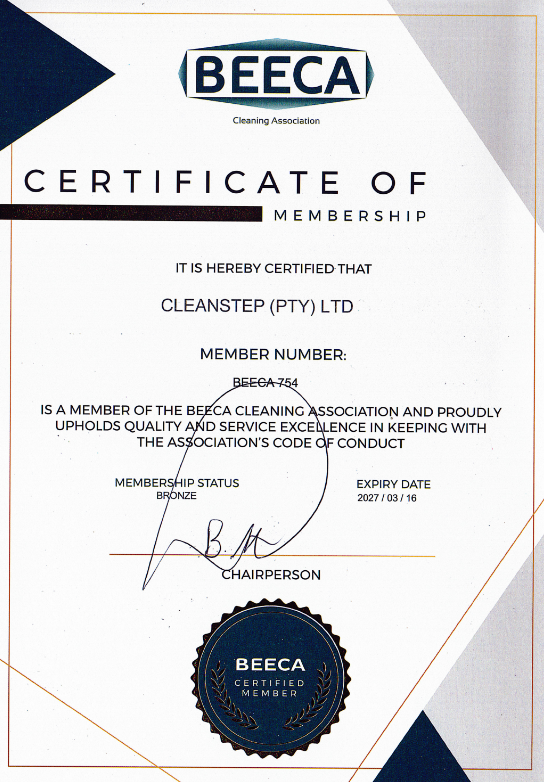 BEECA Certificate - Image